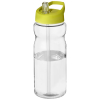 H2o Active® Base 650 Ml Kaatonokkakantinen Urheilujuomapullo. Läpinäkyvä / Lime