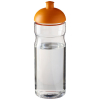 H2o Active® Base 650 Ml Kupukantinen Urheilujuomapullo Läpinäkyvä / Oranssinpunainen
