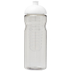 H2o Active® Base 650 Ml Kupukantinen Urheilujuomapullo & Uuttaja Läpinäkyvä / Valkoinen