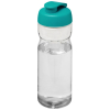 H2o Active® Base 650 Ml Läppäkantinen Urheilujuomapullo Läpinäkyvä / Aqua