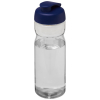H2o Active® Base 650 Ml Läppäkantinen Urheilujuomapullo Läpinäkyvä / Sininen