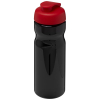H2o Active® Base 650 Ml Läppäkantinen Urheilujuomapullo Musta / Punainen