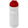 H2o Active® Base 650 Ml Läppäkantinen Urheilujuomapullo Valkoinen / Punainen