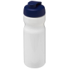 H2o Active® Base 650 Ml Läppäkantinen Urheilujuomapullo Valkoinen / Sininen