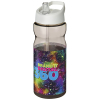 H2o Active® Base Tritan™ 650 Ml Urheilujuomapullo Nokallisella Korkilla Hiili / Valkoinen