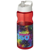 H2o Active® Base Tritan™ 650 Ml Urheilujuomapullo Nokallisella Korkilla Punainen / Valkoinen