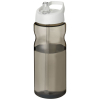 H2o Active® Eco Base 650 Ml -urheilujuomapullo Kaatonokkakannella Hiili / Valkoinen