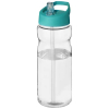 H2o Active® Eco Base 650 Ml -urheilujuomapullo Kaatonokkakannella Läpinäkyvä / Aqua