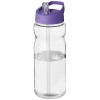 H2o Active® Eco Base 650 Ml -urheilujuomapullo Kaatonokkakannella Läpinäkyvä / Violetti