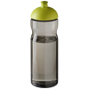 H2o Active® Eco Base 650 Ml -urheilujuomapullo Kupukannella Hiili / Limenvihreä