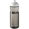 H2o Active® Eco Base 650 Ml -urheilujuomapullo Kupukannella Hiili / Valkoinen