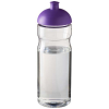 H2o Active® Eco Base 650 Ml -urheilujuomapullo Kupukannella Läpinäkyvä / Violetti