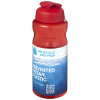 H2o Active® Eco Big Base 1 Litran Urheilujuomapullo Flip Lid -kannella Punainen / Punainen