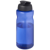 H2o Active® Eco Big Base 1 Litran Urheilujuomapullo Flip Lid -kannella Sininen / Musta