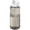 H2o Active® Eco Big Base 1 Litran Urheilujuomapullo Kaatonokkakannella Hiili / Valkoinen