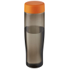H2o Active® Eco Tempo 700 Ml:n Urheilujuomapullo Kierrekorkilla Oranssinpunainen / Hiili