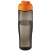 H2o Active® Eco Tempo 700 Ml:n Urheilujuomapullo Läppäkannella Oranssinpunainen / Hiili