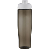 H2o Active® Eco Tempo 700 Ml:n Urheilujuomapullo Läppäkannella Valkoinen / Hiili