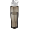 H2o Active® Eco Tempo 700 Ml:n Urheilujuomapullo Nokallisella Korkilla Valkoinen / Hiili