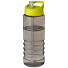 H2o Active® Eco Treble 750 Ml:n Juomapullo Sporttikorkilla Hiili / Lime