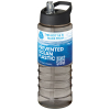 H2o Active® Eco Treble 750 Ml:n Juomapullo Sporttikorkilla Hiili / Musta
