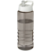 H2o Active® Eco Treble 750 Ml:n Juomapullo Sporttikorkilla Hiili / Valkoinen