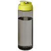 H2o Active® Eco Vibe 850 Ml:n Juomapullo Läppäkannella Hiili / Lime