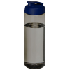 H2o Active® Eco Vibe 850 Ml:n Juomapullo Läppäkannella Hiili / Sininen