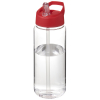 H2o Active® Octave Tritan™ 600 Ml Urheilujuomapullo Nokallisella Korkilla Kirkas Läpinäkyvä / Punainen