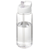 H2o Active® Octave Tritan™ 600 Ml Urheilujuomapullo Nokallisella Korkilla Kirkas Läpinäkyvä / Valkoinen