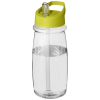 H2o Active® Pulse 600 Ml -urheilujuomapullo Kaatonokkakannella Läpinäkyvä / Lime