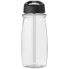 H2o Active® Pulse 600 Ml -urheilujuomapullo Kaatonokkakannella Läpinäkyvä / Musta