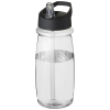 H2o Active® Pulse 600 Ml -urheilujuomapullo Kaatonokkakannella Läpinäkyvä / Musta
