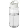 H2o Active® Pulse 600 Ml -urheilujuomapullo Kaatonokkakannella Läpinäkyvä / Valkoinen