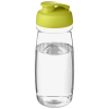 H2o Active® Pulse 600 Ml Flip Kansi Urheilujuomapullo Läpinäkyvä / Lime