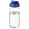 H2o Active® Pulse 600 Ml Flip Kansi Urheilujuomapullo Läpinäkyvä / Sininen