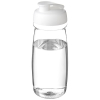 H2o Active® Pulse 600 Ml Flip Kansi Urheilujuomapullo Läpinäkyvä / Valkoinen
