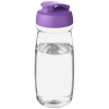 H2o Active® Pulse 600 Ml Flip Kansi Urheilujuomapullo Läpinäkyvä / Violetti