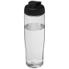 H2o Active® Tempo 700 Ml Flip Kansi Urheilujuomapullo Läpinäkyvä / Musta