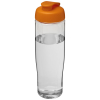 H2o Active® Tempo 700 Ml Flip Kansi Urheilujuomapullo Läpinäkyvä / Oranssinpunainen