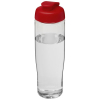 H2o Active® Tempo 700 Ml Flip Kansi Urheilujuomapullo Läpinäkyvä / Punainen