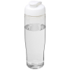 H2o Active® Tempo 700 Ml Flip Kansi Urheilujuomapullo Läpinäkyvä / Valkoinen