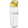H2o Active® Tempo 700 Ml Kaatonokkakantinen Urheilujuomapullo Läpinäkyvä / Keltainen