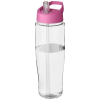 H2o Active® Tempo 700 Ml Kaatonokkakantinen Urheilujuomapullo Läpinäkyvä / Pinkki