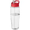 H2o Active® Tempo 700 Ml Kaatonokkakantinen Urheilujuomapullo Läpinäkyvä / Punainen