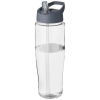 H2o Active® Tempo 700 Ml Kaatonokkakantinen Urheilujuomapullo Läpinäkyvä / Ukkosenharmaa