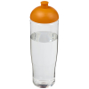 H2o Active® Tempo 700 Ml Kupukantinen Urheilujuomapullo Läpinäkyvä / Oranssinpunainen