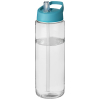 H2o Active® Vibe 850 Ml -urheilujuomapullo Kaatonokkakannella Läpinäkyvä / Aqua