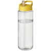 H2o Active® Vibe 850 Ml -urheilujuomapullo Kaatonokkakannella Läpinäkyvä / Keltainen