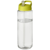 H2o Active® Vibe 850 Ml -urheilujuomapullo Kaatonokkakannella Läpinäkyvä / Lime